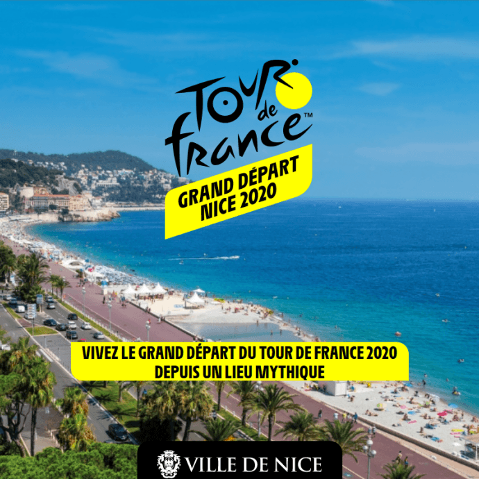 Vivez à 100% le départ du Tour de France 2020 à Nice